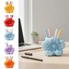 Makeup Brush Bin 3D Printed Pen Stand Desktop Organizer Simulation Floral Model  Office Desktop