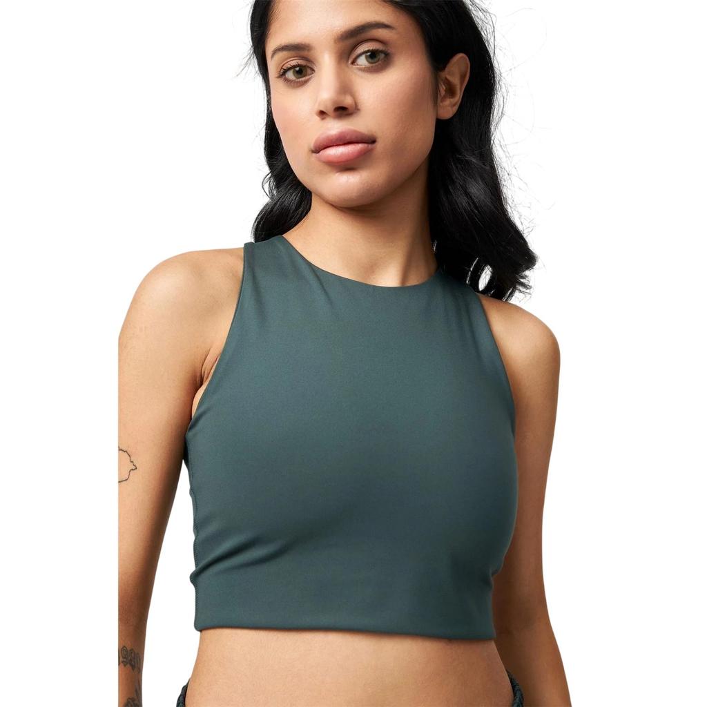 Girlfriend Collective Womens/Ladies Dylan High-Neck Sleeveless Sports Bra