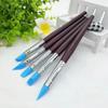 5-Piece Silicone Watercolor & Oil Painting Masking Brush Set for Art & Nail Art