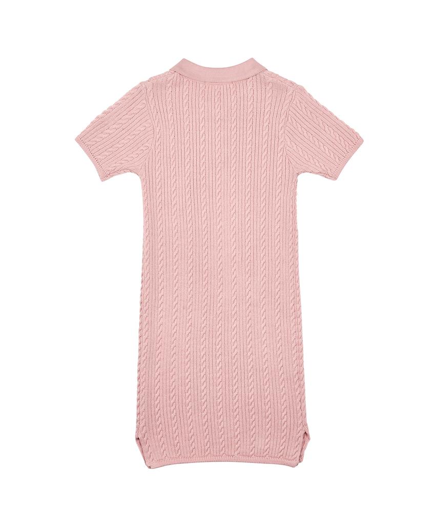 LUVISTRUE Vl Logo Knit Ops(Pink)