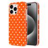 Coque pour iPhone 16 Pro Design à Pois IMD TPU Cover Arrière de Téléphone