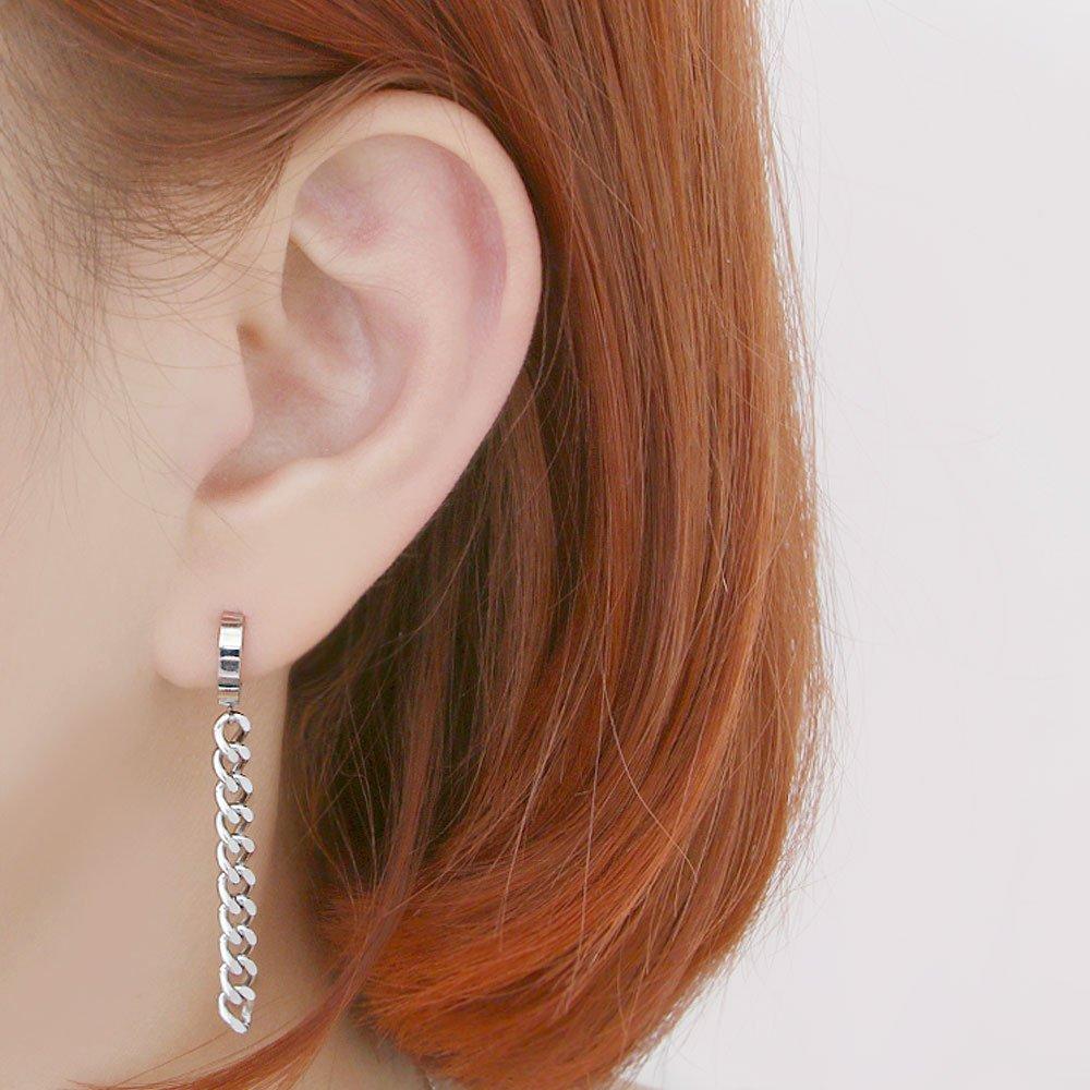 [1+1] Chirurgischer Piercing-Ring Kettenanhänger Einseitiger Verkauf