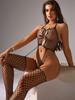 Hot Sexy Sheer Fishnet Bodysuit Woman Sexy Lingerie Open Crotch Bodystockings Romance Underwear Erotic Secret Lingerie Sexy Set