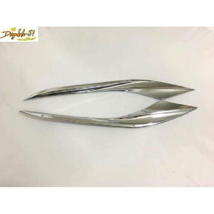 Fits For Chevrolet Cruze 2017- ABS Chrome Front Light Lamp Trim Cover New