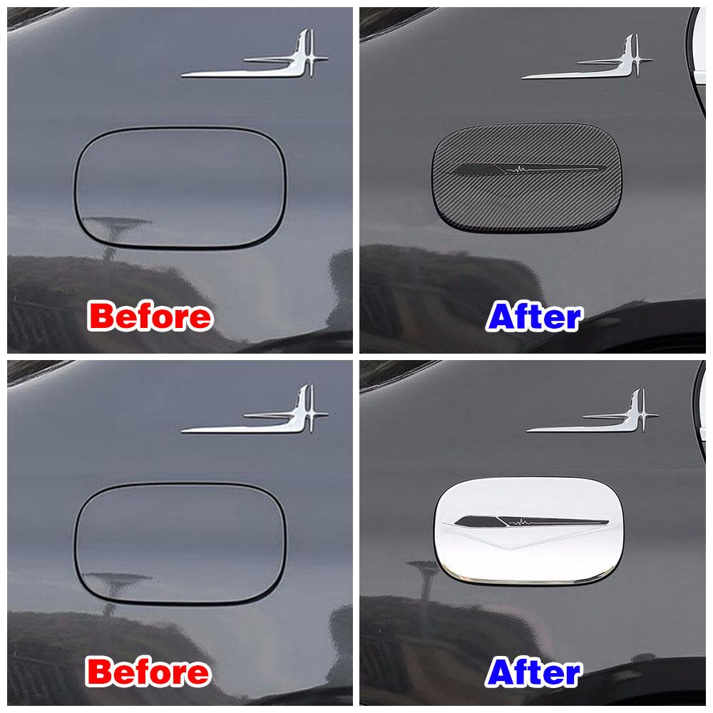 For Mercedes Benz C Class W206 Sedan 2024 2024 Car Exterior Oil Fuel Tank Box Cap Cover Trim Refit Decorate Sticker Anti Scratch