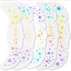 Christmas Tattoo Sticker Waterproof Temporary Simulated Freckle Makeup Sticker Laser Flash Face Sticker