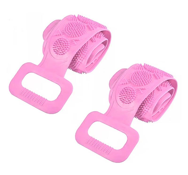 Double-Sided Silicone Back Scrubber 2-Pack