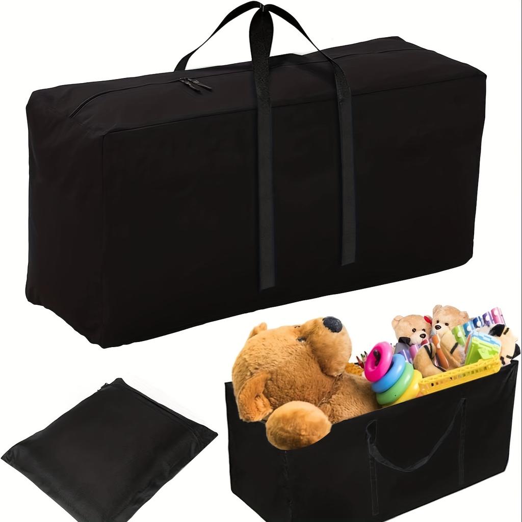Outdoor Cushion & Pillow Storage Bag, Furniture Protection Cover, Shields Against Weather & Dust, Keeps Patio Furniture Tidy