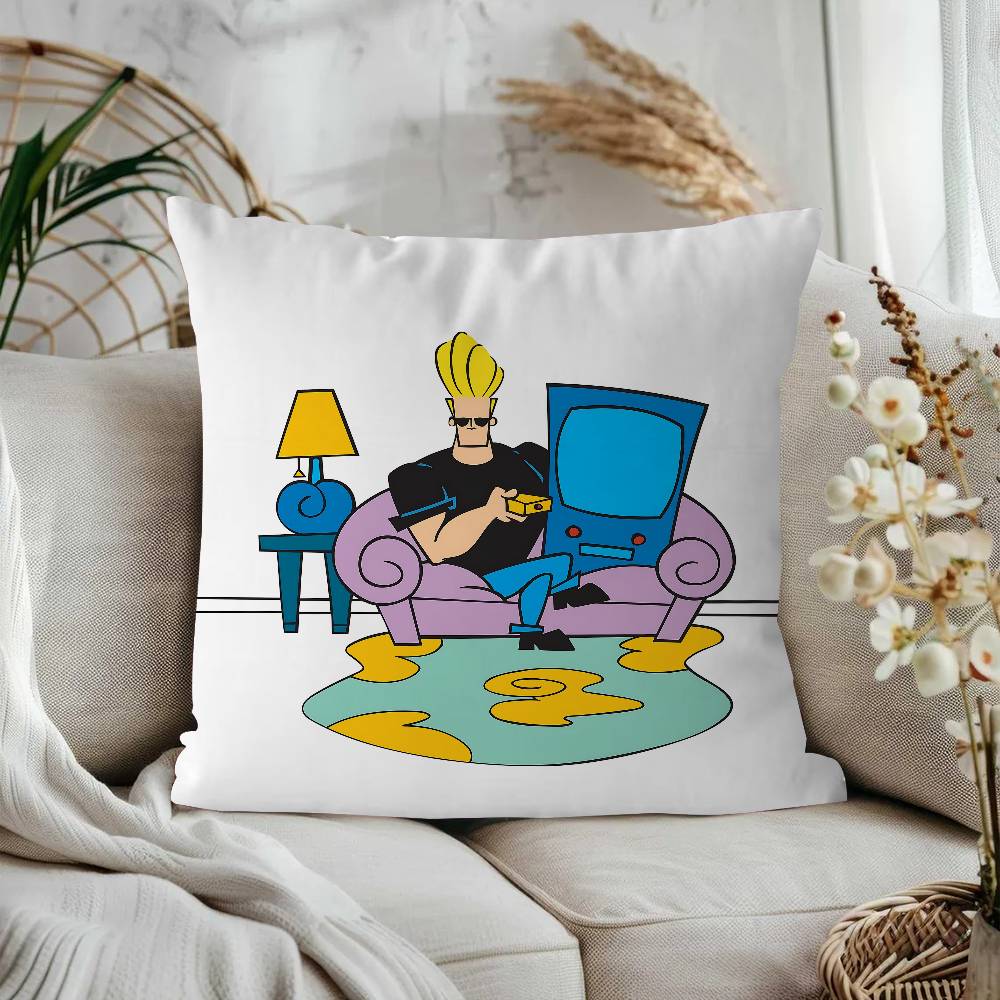 

Мультяшная наволочка J-Джонни Браво, наволочка, обивка, диванная подушка, домашний декор, наволочка 16x16Inch