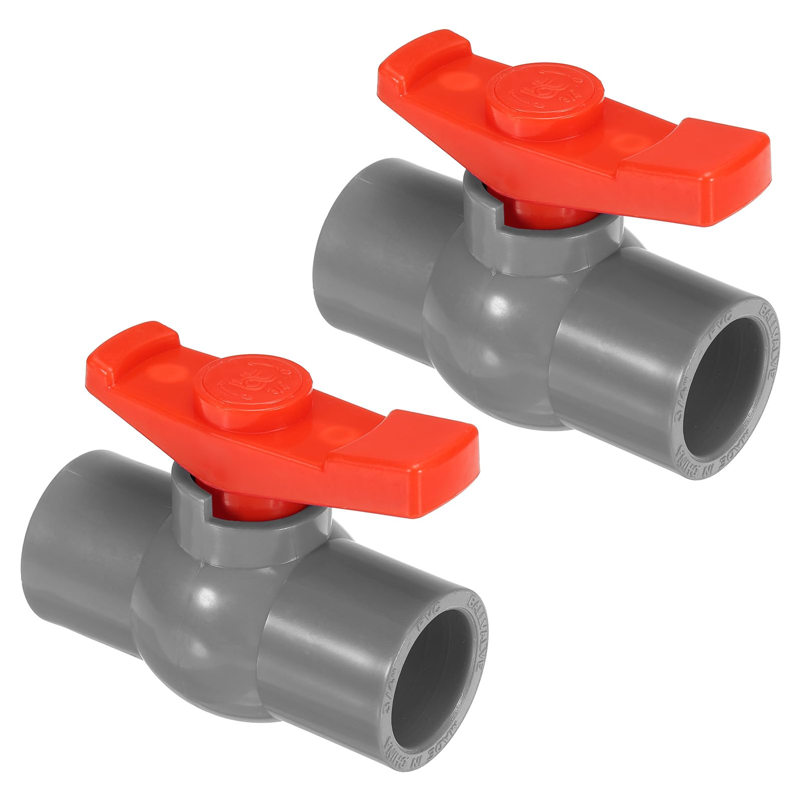 

PATIKIL 25mm Inner Diameter Ball Valves 2pcs PVC Socket Shut-off Valve with Easy Rotation