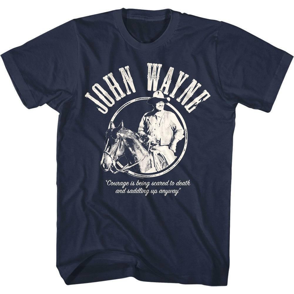 John Wayne Saddling Up Anyway Men T Shirt S