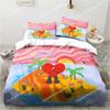 Funny Bad Bunny Un Verano Sin Ti Bedding Set Polyester Quilt Cover Pillowcase Comforter King Queen Size  Duvet Cover Bed Set