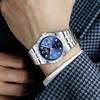 LIGE Top Luxury Quartz Man Watch Fashion Auto Date Waterproof Luminous Stainless Steel Classic Simple Watches for Men Male Gifts