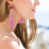 Hooked Long Tassel Earrings Women Bohemian Style Dangle Earring 12cm