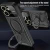 For OPPO Reno 13 Shockproof Armor Case For Oppo Reno 13 Pro Magnetic Ring Stand Bumper Silicone Phone Back Cover Capa Reno 13F
