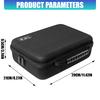 Portable Travel Case For Hair Cutting Equipment Includes Space For Trimmers And Full Set Of Attachments