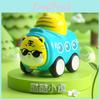 Capybara Cartoon Animal Pushpopper Car With Whistle And Inertia Drive For Kids Sensory Play