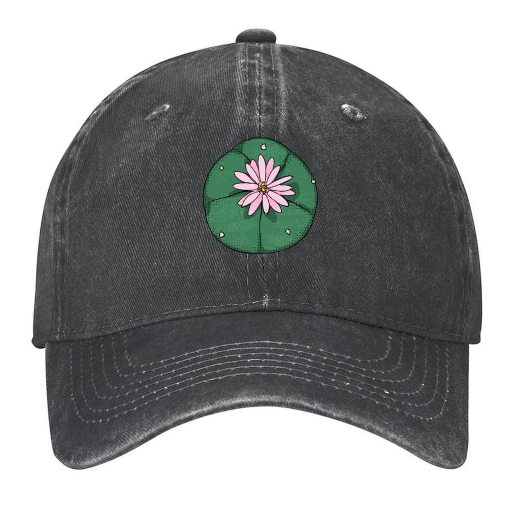 Peyote Cactus Drawing with Flower Baseball Cap Winter Hat Golf Cap Thermal Visor Custom Cap Caps For Women Mens