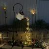 Watering Can Fairy Garden Light Art LED Light Solar Weatherproof for Outdoor Garden Yard Balconies