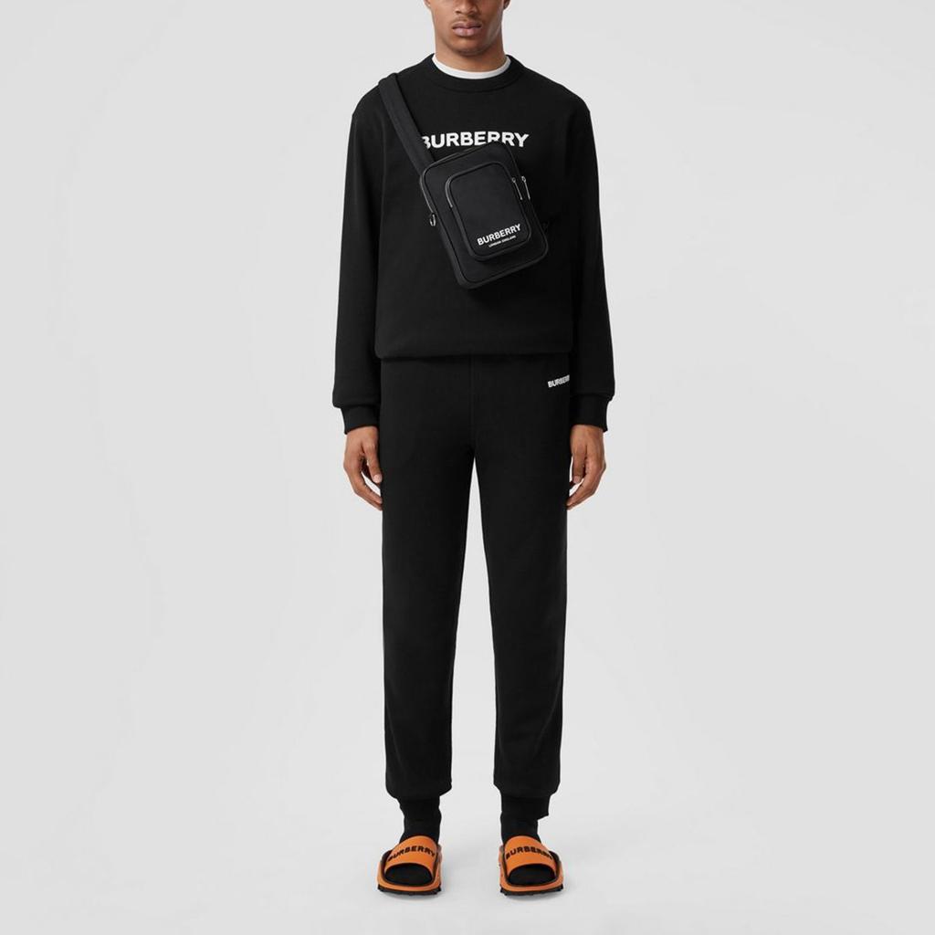 Burberry Knitted Sweatpants Men's Black 80553381