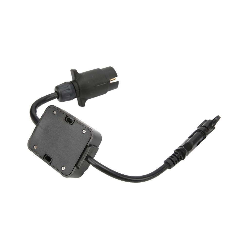 Trailer Connector European 7 Pin to American 4 Pin Taillight Circuit Converter for Caravan Boat Trailer