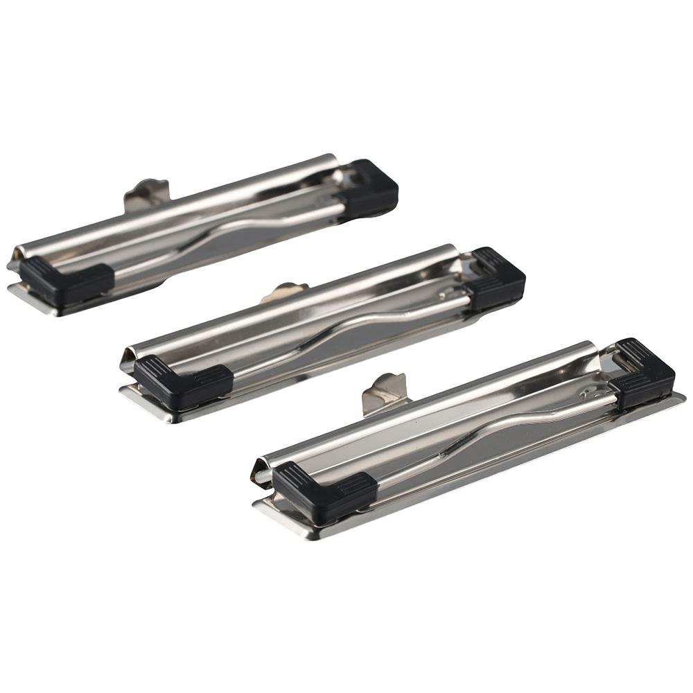 10 Pack Metal Mountable Clipboard Clips Silver Clipboard Clips Mount Handle Mountable Clips  Office