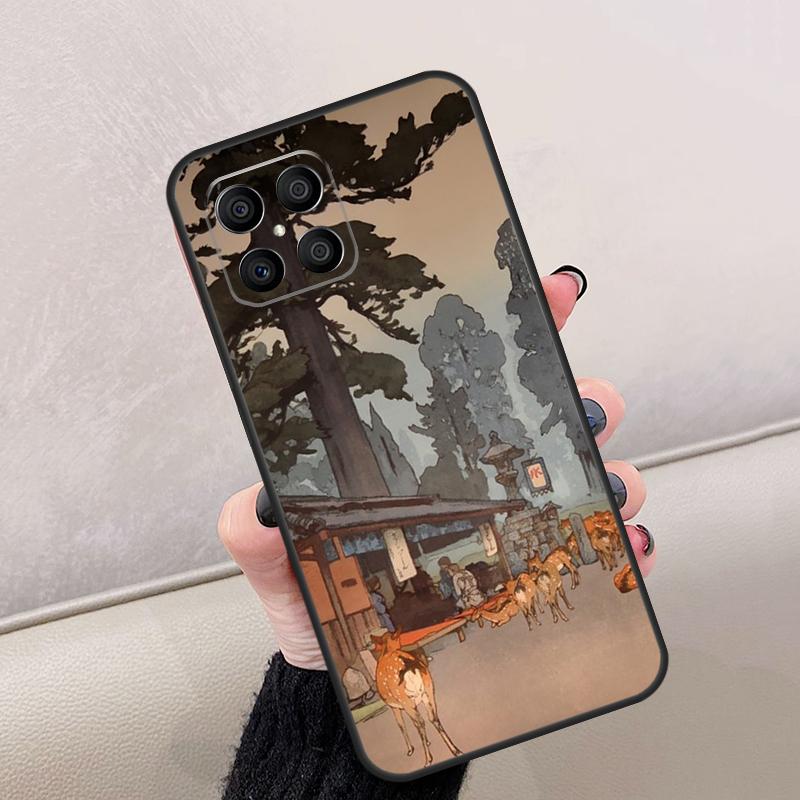 Japanese Style Ukiyo-e Art For Honor Magic 8 7 5 6 Lite Case For Honor 200 400 Pro X9d X9c X9b X9a X8c X8b 70 90 Win RT