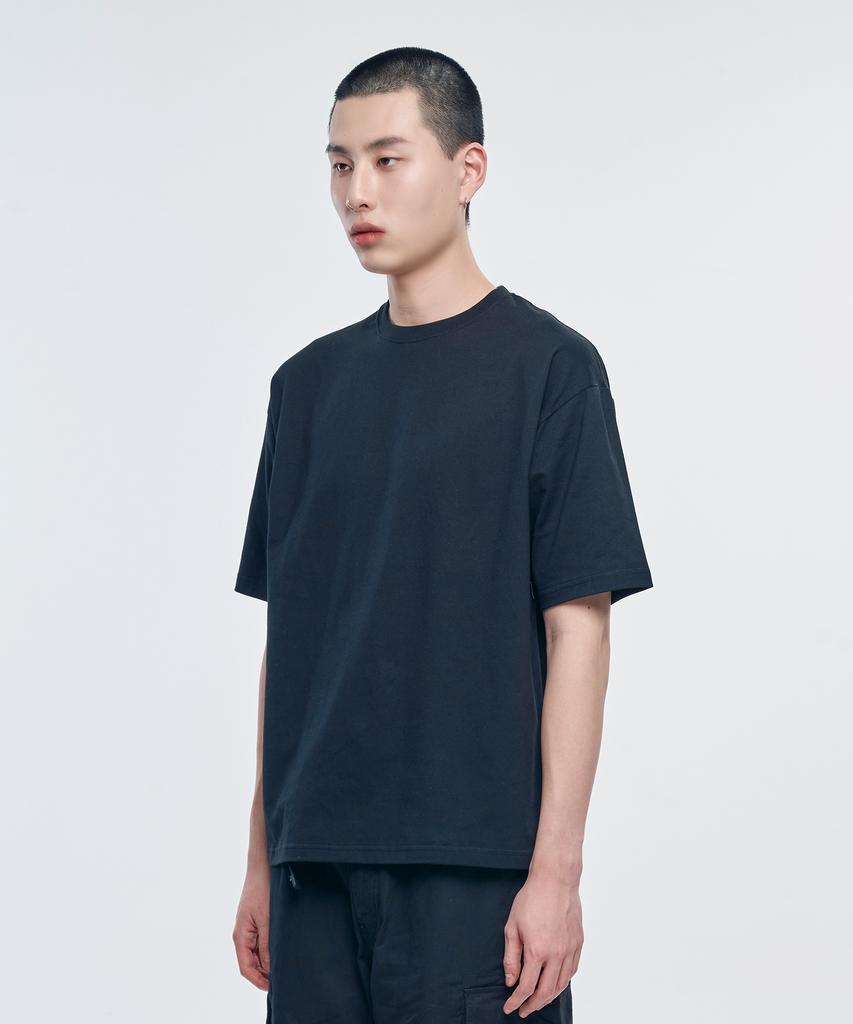 Yunaitideuaeseul [3Pack] Basic Plain Oversized Short Sleeve T-Shirt (Type B)