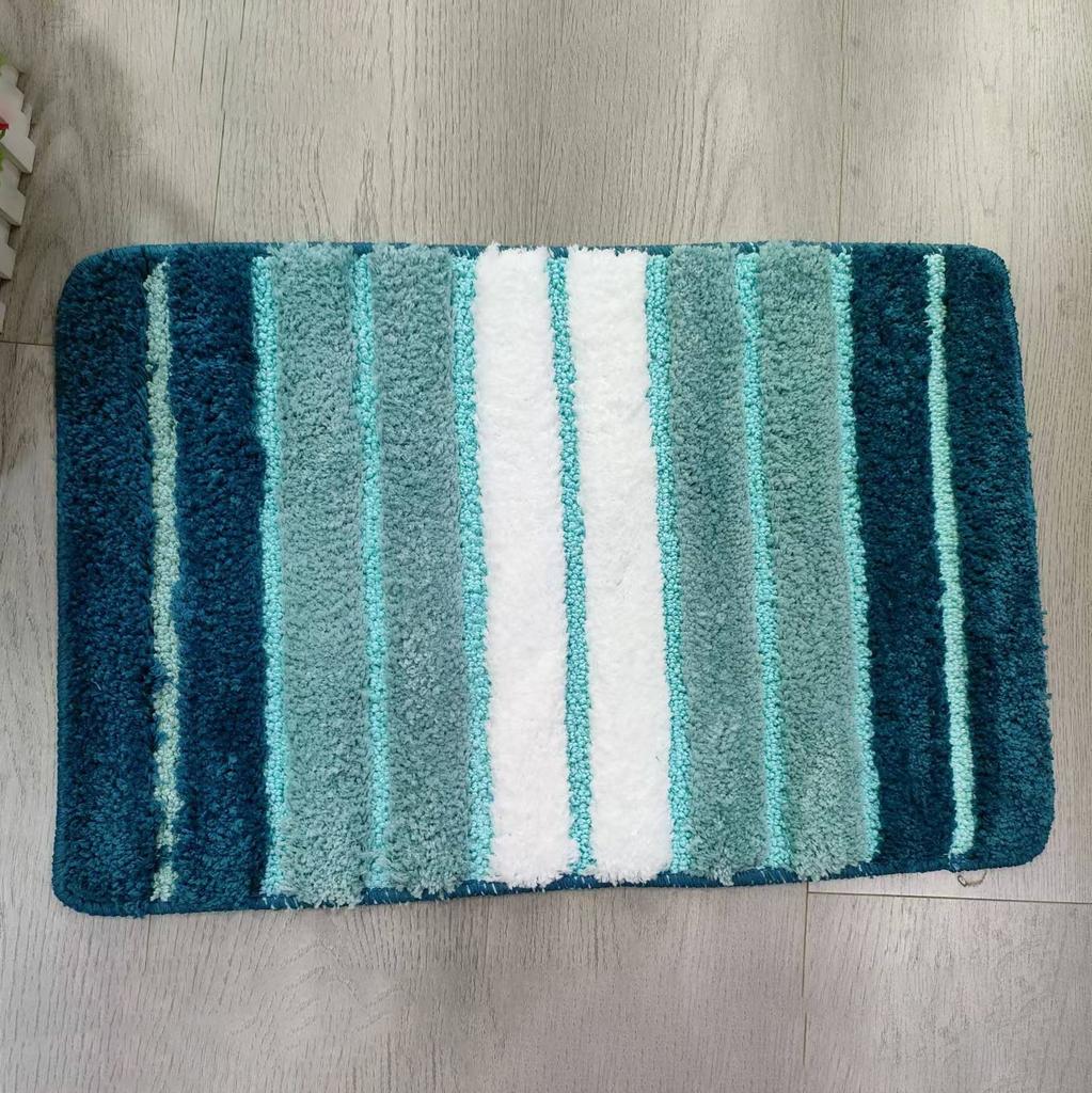 Tappetino Antiscivolo Assorbente Nordic, Tappeto Antiscivolo per Bagno, Zerbino per Bagno, Semplice Tappeto a Strisce