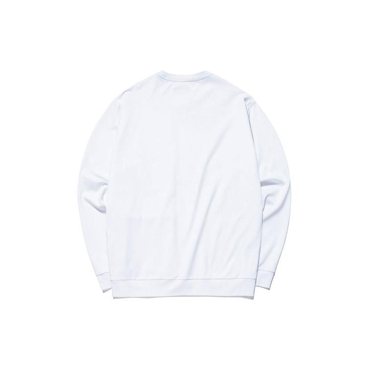 ANTA Variety Training Collection Sweatshirts Men's White Crew Neck Moderate Regular 152137733-1
