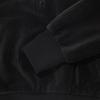 The North Face Swift Velour Half Zip Logo Embroidered Pullover Sweatshirt Women Sweatshirt Black NM5MQ82A