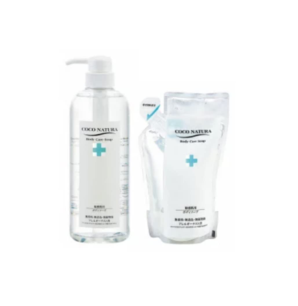 [Main unit + Refill set] Coconatura Body Soap 700ml + 600ml Refill Set