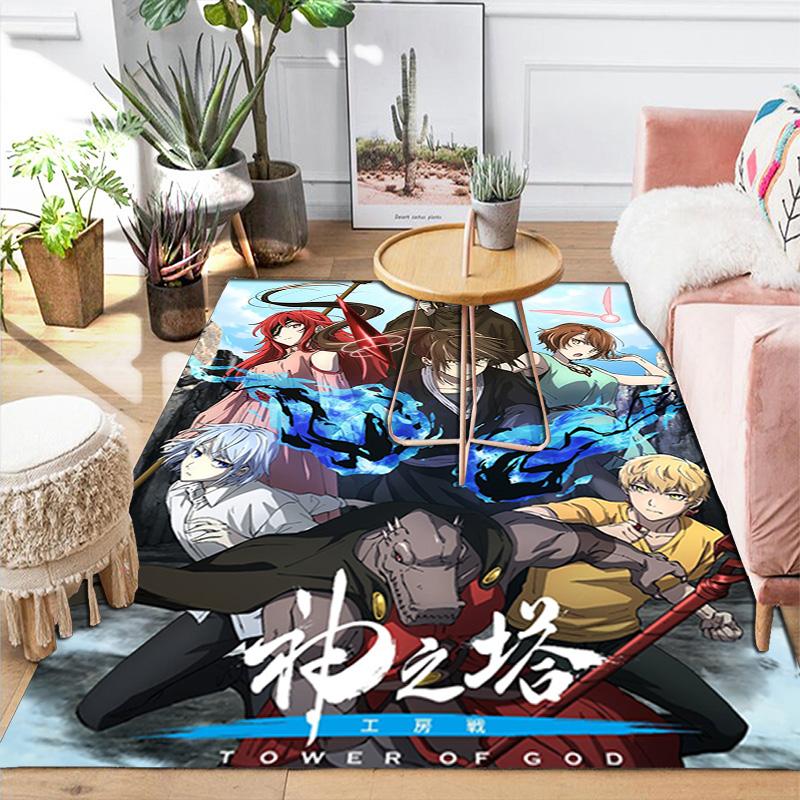tower of god Rug Floor Mat for Living Room or Bedroom Soft and Comfortable Carpet a Gift for Birthday and Holiday.DFF0925529