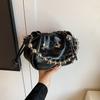 One-Shoulder Chain Bag, Fashionable And Foreign Style, Simple Japanese And Korean Tide Temperament, Casual Underarm Female Messenger Bag.