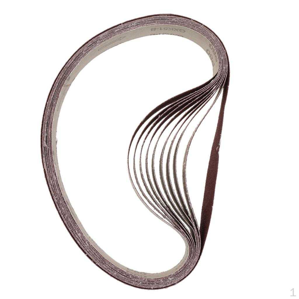 Schleifbänder 25x762mm Körnung 10er-Pack