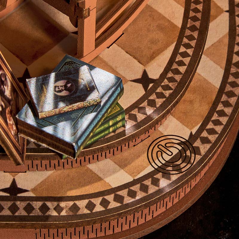 ROBOTIME Rolife 3D puzzle Silent Corner Study DIY Book Nook TGE02