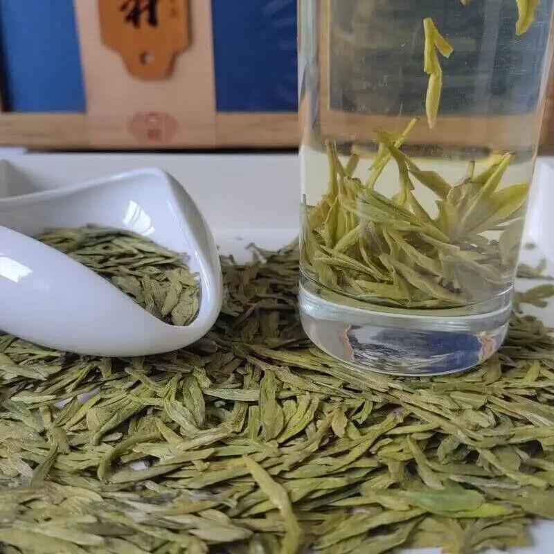 Органический зеленый чай West Lake Longjing Китайский зеленый чай 250г/коробка — фото 3