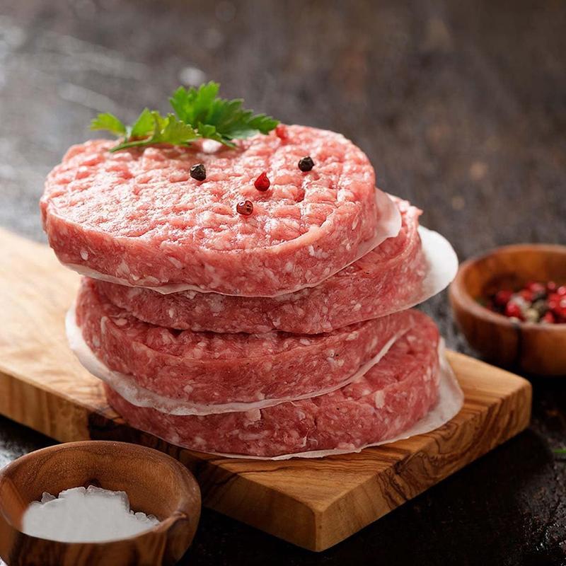 Disposable Premium Hamburger Patty Separation Pads 11Cm Round Square Hamburger Food Pads Paper Non-Stick Oil Paper Baking Paper