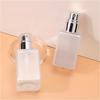 125ml Frosted PET Square Lotion Bottle with Pump, Refillable Empty Cosmetic Container for Skincare Body Lotion