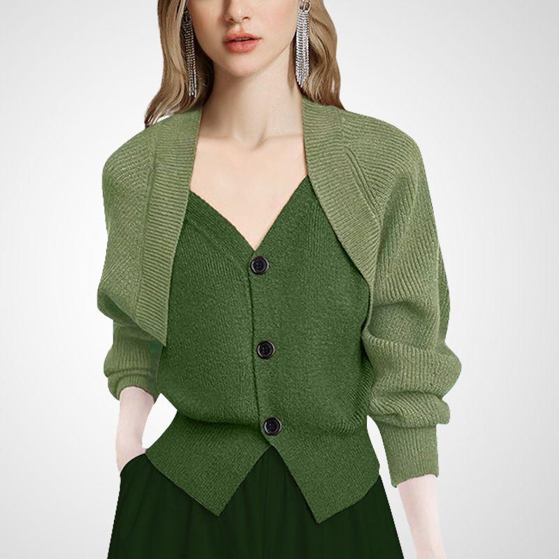 

Purple 2024 Autumn Unique Chic Knitwear Green 2XL