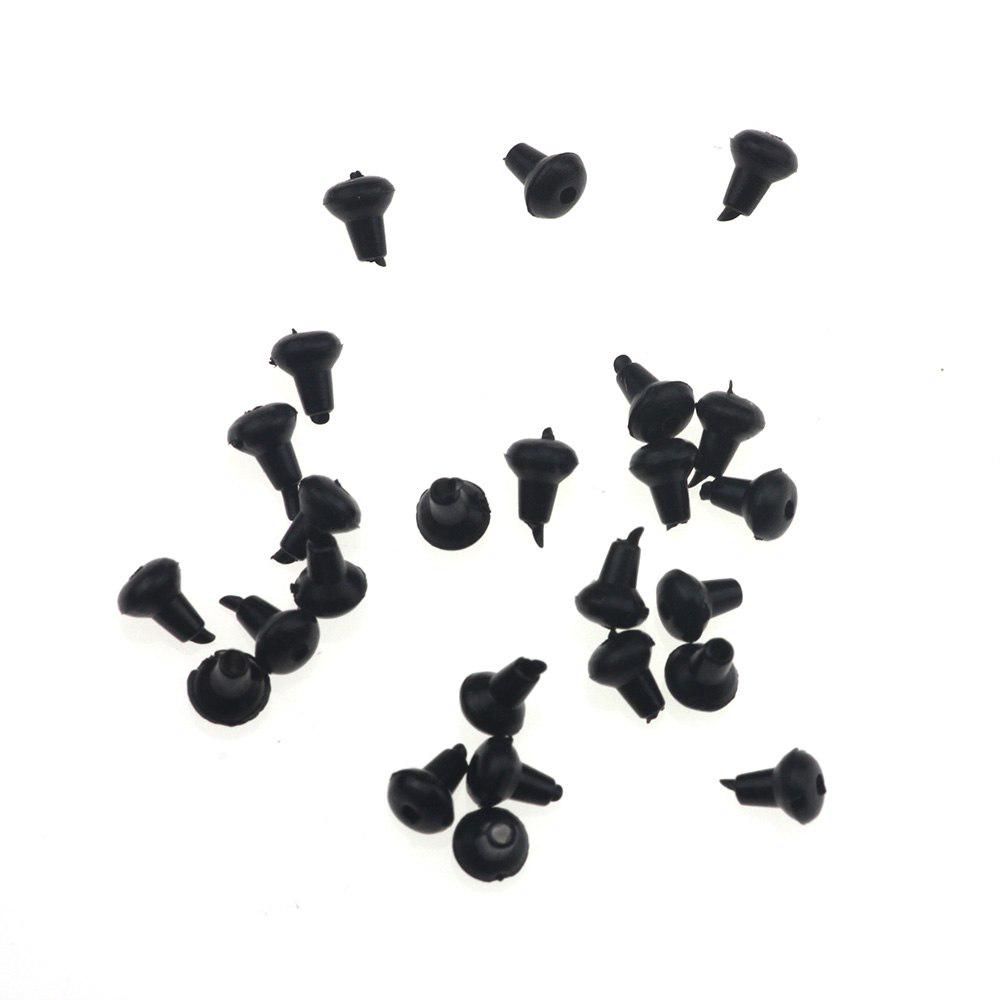 50pcs Fishing Lures Bait Stop Beads Hair Rig Stops Holder Boilie