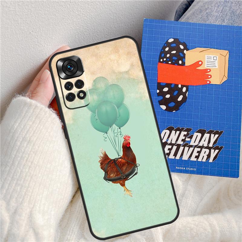 

Chicken Hen Rooster Funda For Xiaomi Redmi Note 13 Pro 14 9 10 11 12 9S 10S 11S 12S Redmi 13C 10C 12C 14C Case Redmi 10C