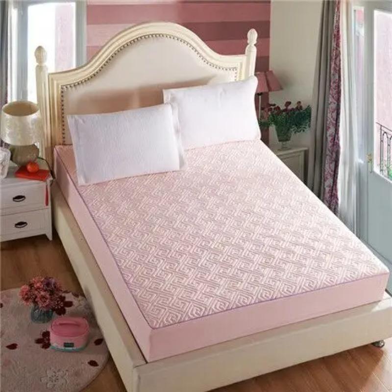 Soft Sanding Quilted Mattress Cover Double King Size Customized  Anti-mite Pad Protector Cover Not Including Pillowcase