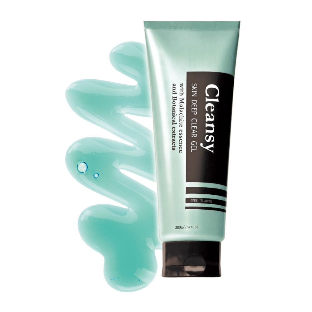 Cleansy Skin Deep Clear Gel Cleansing 200g: Cleansing gel, makeup remover, no double cleansing required, safe for eyelash extensions, removes