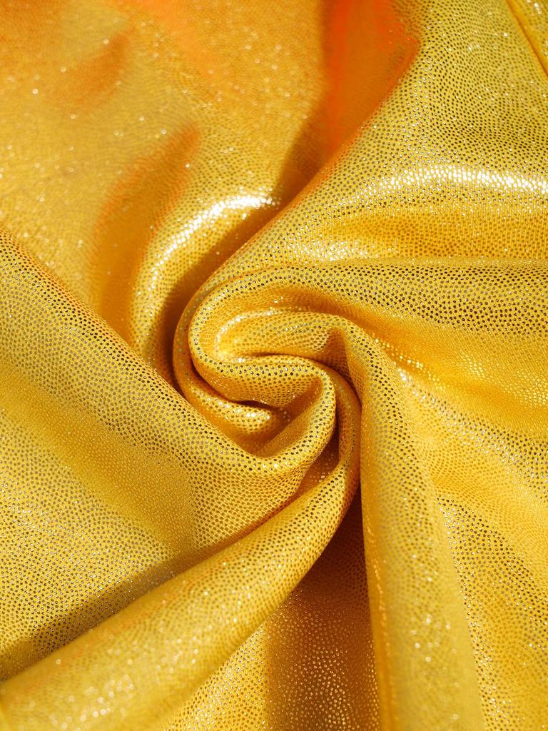 Dívčí gymnastický akrobatický taneční kostým Lesklé kamínky Zvonové kalhoty Elastický pas Barevný blok Kalhoty se zvonovými nohavicemi