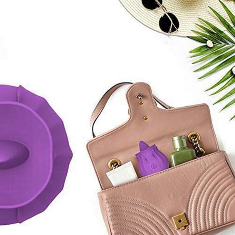 10 Speeds Clit Stimulator Oral Tongue Lick Nipple G-Spot Vibrator Rechargeable Waterproof Masturbation Sex Toys For Women Rose