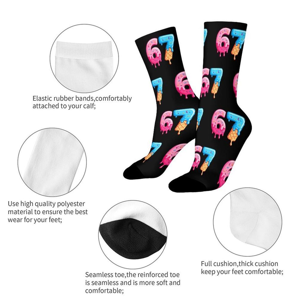 Chaussettes design à la mode, chaudes et intéressantes pour grand-mère