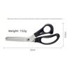 Stainless Steel Tooth Cloth Scissors Triangular Scissors Serrated Scissors Lace Scissors Arc Wave Scissors Tailor Scissors
