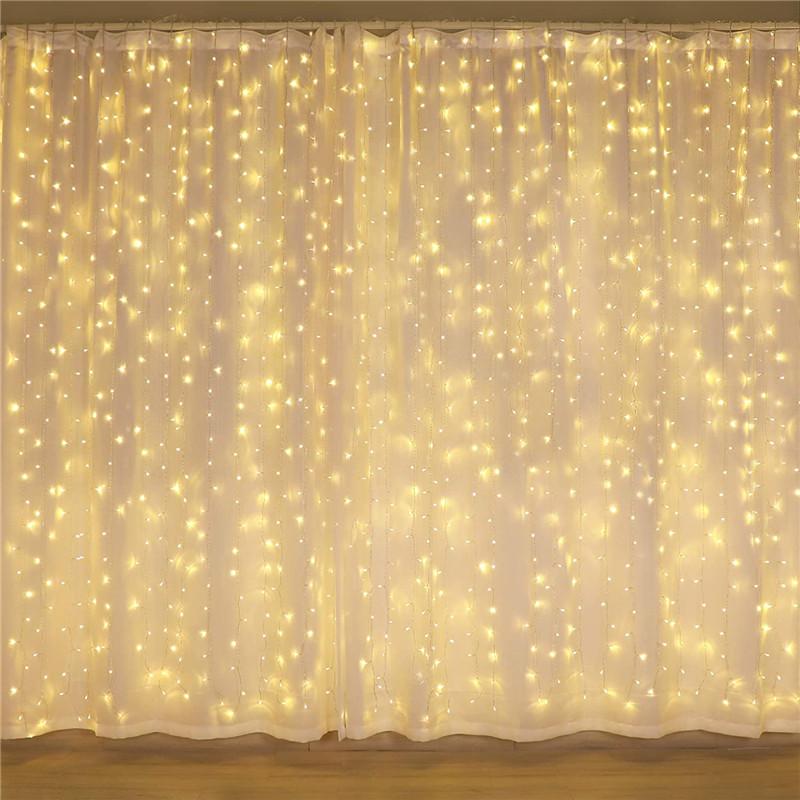 12mx2m LED Curtain Icicle String Lights 960 leds Fairy Garland Christmas Indoor Outdoor Wedding Lighting Home Party Garden Decor