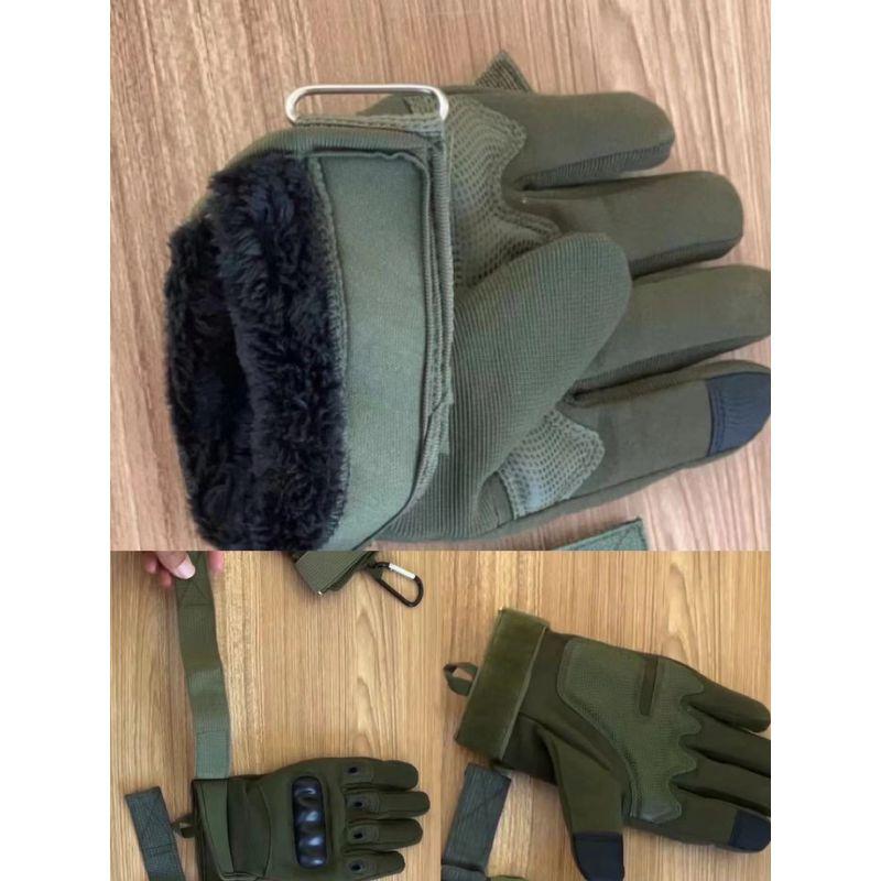 Tactical Gloves Full Finger All Year Round Outdoor Hiking Sports Fitness Touch Screen Non Slip Abrasion Resistant Fighting Cycling Training Gloves